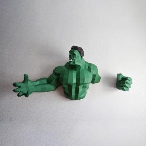 Origami Hulk 종이접기 헐크